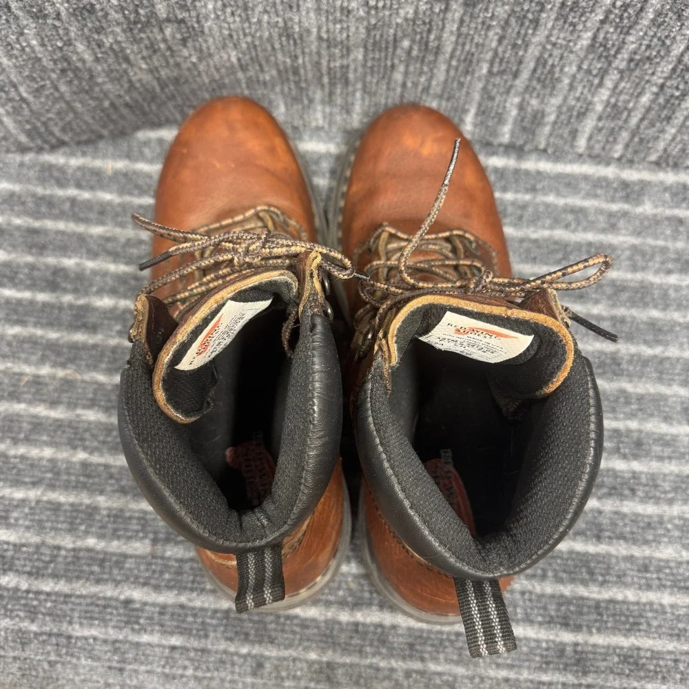 Red Wing 2326 Work Boots 9.5 Brown Steel Toe EH Leather USA Made